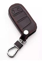 2X Capa Couro Chave De Presença Carro Jeep Compass Fiat Toro