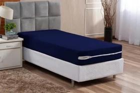 2X Capa De Colchão De Malha Garmatura 55 Cor ul-Marinho 2X Capa De Colchão De Malha Garmatura 55 Cor ul-Marinho