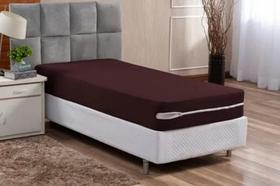 2X Capa De Colchão De Malha Gel Gramatura 55 Zíper Reforçado