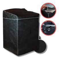 2X Capa Maquina Lavar Eletrolux Brastemp 12Kg A 17Kg Sem Zíp