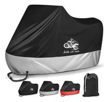 2X Capa Para Moto Forrada Lmpermeável Térmicasol Chuva