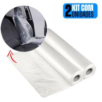 2x Capa Plástica Descartável em Bobina Picotada 4Kg 2x Capa Plástica Descartável em Bobina Picotada 4Kg