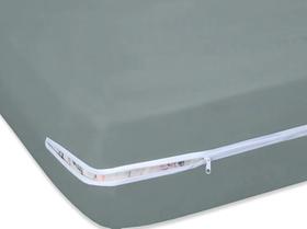 2X Capa Protetora Colchão Solteiro Malha Algodã Zíper 20Cm A 2X Capa Protetora Colchão Solteiro Malha Algodã Zíper 20Cm A