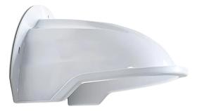 2X Capa Protetora Para Câmera De Segurança Abs - Sol E Chuva