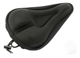 2X Capa Selim Gel Silicone Regulavel Banco Bike Spinnig Pret 2X Capa Selim Gel Silicone Regulavel Banco Bike Spinnig Pret