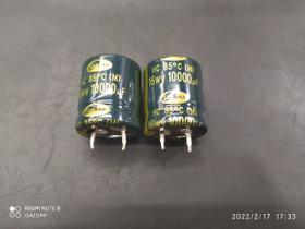 2x Capacitor Eletrolitico 10000uf/16v Snap-in 85º 22x25mm 2x Capacitor Eletrolitico 10000uf/16v Snap-in 85º 22x25mm