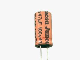 2x Capacitor Eletrolitico 47uf/100v 105 Bipolar 10x18mm