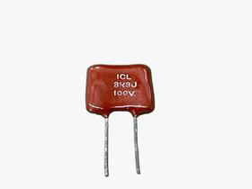 2x Capacitor Mica Prata 3,3nf/100v = 3k3/100v 5% Cm2g Icl