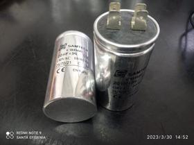 2x Capacitor Partida 20uf/450v Cbb60 5% 40x77mm Base Lisa