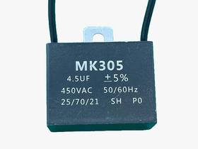2x Capacitor Partida 4,5uf/450v Fio 37x18x30mm Mk305 2x Capacitor Partida 4,5uf/450v Fio 37x18x30mm Mk305
