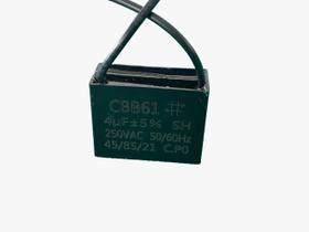 2x Capacitor Partida 4uf/250v Fio 38x16x29mm Cbb61 2x Capacitor Partida 4uf/250v Fio 38x16x29mm Cbb61