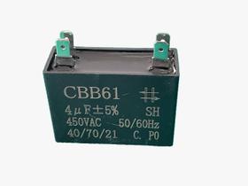 2x Capacitor Partida 4uf/450v Faston 42x18x39mm Cbb61