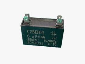 2x Capacitor Partida 6uf/250v Faston 46x18x29mm