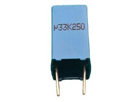 2x Capacitor Poliester 330nf/250v = 330k/250v 10% 5mm Sm