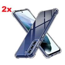 2x Capas Anti Impacto Transparente para Samsung Galaxy S21 FE - JV ACESSORIOS