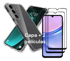 2X Capinha Anti Shock Para Samsung A56 5G 6.5 + Película 3D 2X Capinha Anti Shock Para Samsung A56 5G 6.5 + Película 3D