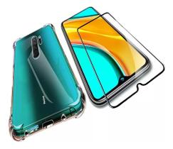2X Capinha Capa Anti Impacto Para Xiaomi Redmi 9 + Pelicula 2X Capinha Capa Anti Impacto Para Xiaomi Redmi 9 + Pelicula