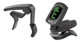 2X Capotraste Braçadeira Guitarra E Violão Aço Nylon E Afina