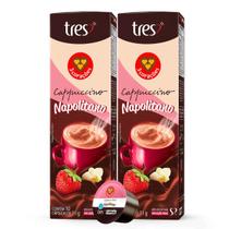 2X Cápsula De Café Tres 3 Corações Cappuccino Napolitano 10U 2X Cápsula De Café Tres 3 Corações Cappuccino Napolitano 10U