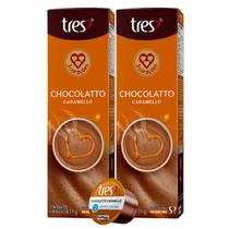 2x Cápsula de Café Tres 3 Corações Chocolatto Caramello 10 Unidades