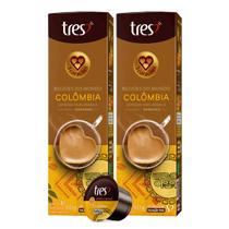 2x Cápsula de Café Tres 3 Corações Espresso Colombia 10 Unidades 2x Cápsula de Café Tres 3 Corações Espresso Colombia 10 Unidades