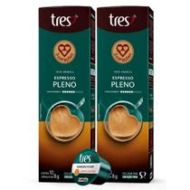 2x Cápsula de Café Tres 3 Corações Espresso Pleno 10 Unidades