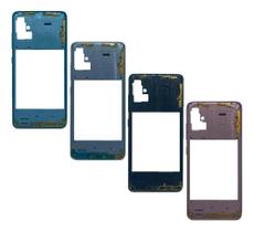 2X Carcaça Aro Lateral Moldura Botões Compativel A51 A515