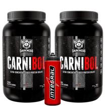 2x Carnibol - 907g - Darkness+Garrafinha integralmedica