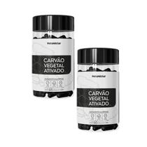 2x Carvão Vegetal Ativado Puro- 60 Cápsulas Natunéctar