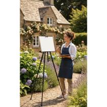 2x Cavalete Tripé Dobrável Aço 1,03m p/ Quadro Branco