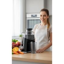 2x Centrífuga Elet. Suco Potente 400W 2 Vel. Preta 700ml 2x Centrífuga Elet. Suco Potente 400W 2 Vel. Preta 700ml