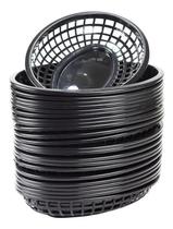 2X Cesta Cestinha Oval 24 Cm Lanchonete Fritas Kit 24 Pçs