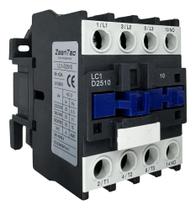 2X Chave Contatora Tripolar 25A 220V 7,5Cv/15Cv 3P+1 Na Zeen