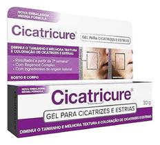 2X Cicatricure Gel Brancas Vermelhas Rugas Pé De Galinha 30G