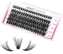 2X Cílios Fadvan 40D Tufinhos Volume Russo 0.07 D Mix D Clus