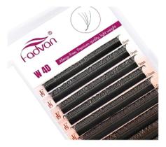 2X Cílios Fadvan 4D W Curva M Efeito Delineado Fox Eyes Egip