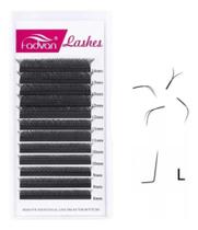 2X Cílios Fadvan Y Curva L Efeito Fox Delineado Volume Brasi