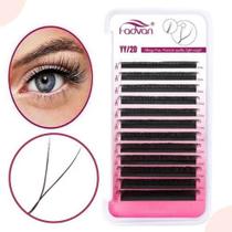 2X Cílios Fadvan Yy Mix Volume Brasileiro Y Cor Preto Mix 8-