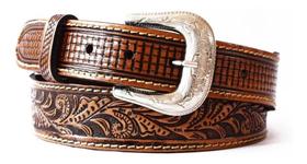 2X Cinto Country Couro Legítimo Fivela Removível Ultra Ofert