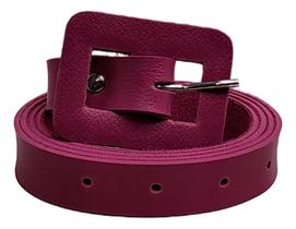 2X Cinto Infantil Meninas Criança Couro Cor Pink