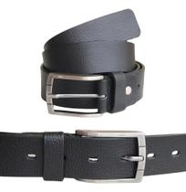 2X Cinto Masculino Couro Legítimo Cor Preto Tamanho Do Cinto