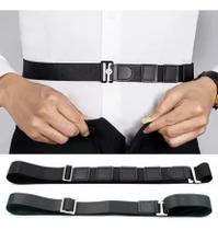 2X Cinto Segura Camisa Suspensório Social Unissex