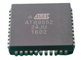 2x Circuito Integrado At89s52-24ju Plcc Atmel