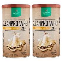 2x Cleanpro Whey Baunilha - Nutrify 450g 2x Cleanpro Whey Baunilha - Nutrify 450g