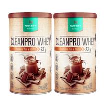 2x Cleanpro Whey Protein Isolado Chocolate 450g - Nutrify