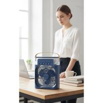 2x Climatizador Portátil 3 Velocidades 600ml Azul Refrescant 2x Climatizador Portátil 3 Velocidades 600ml Azul Refrescant