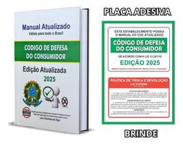 2X Código De Defesa Do Consumidor (Cdc) 2024/2025 Com Placas