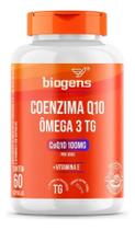2X Coenzima Q10 100Mg + Ômega 3 Tg + Vitamina E, 60 Cápsulas