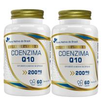 2x Coenzima Q10 200mg 60 Cápsulas - Flora nativa do brasil