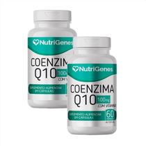 2x Coenzima Q10 Coq10 Nutrigenes -60 Caps. 100mg + Vitaminas 2x Coenzima Q10 Coq10 Nutrigenes -60 Caps. 100mg + Vitaminas